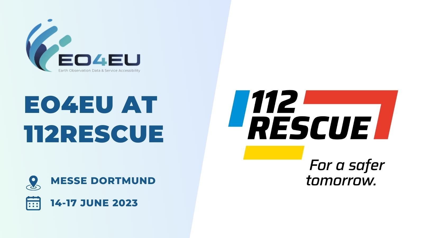 EO4EU at the 112RESCUE