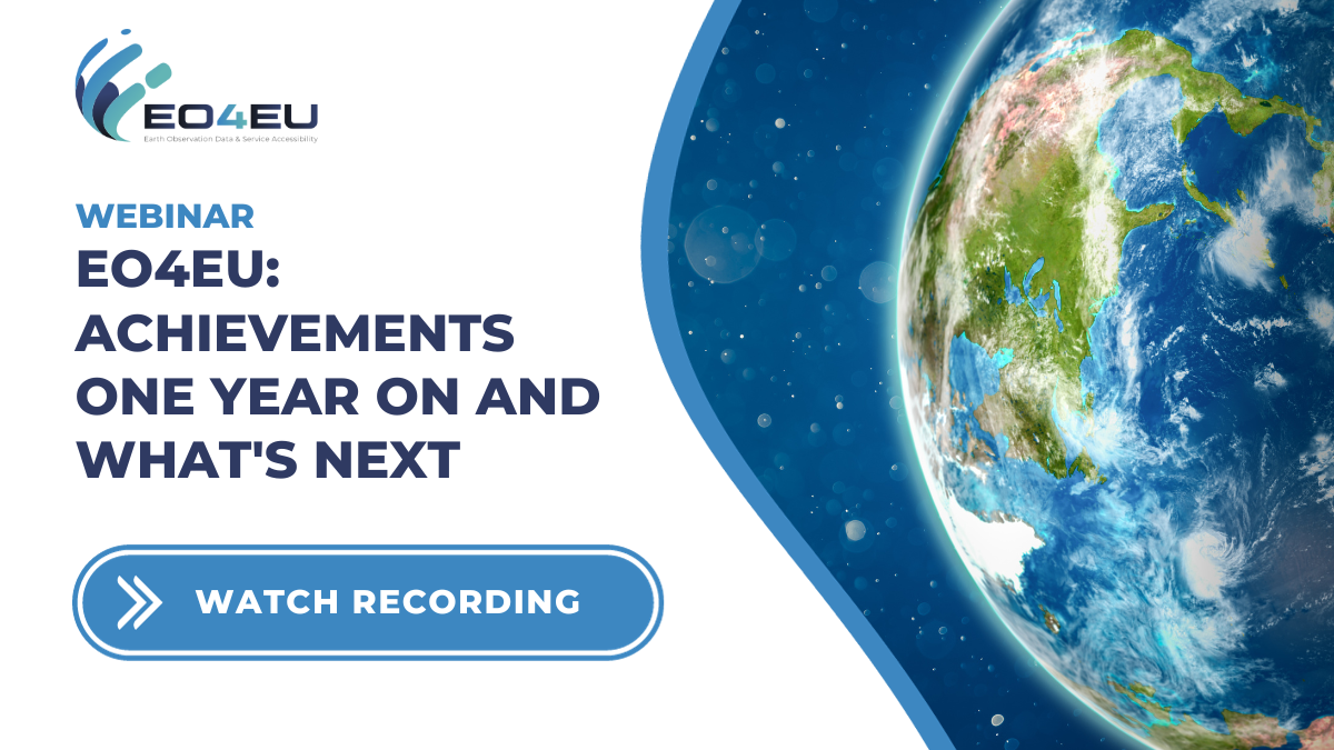 EO4EU: Achievements one year on and what's next