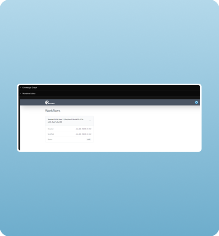Products in Workflow Editor